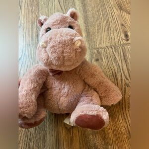 Aroma Homes Hippo Snuggable Microwaveable Hottie Plush